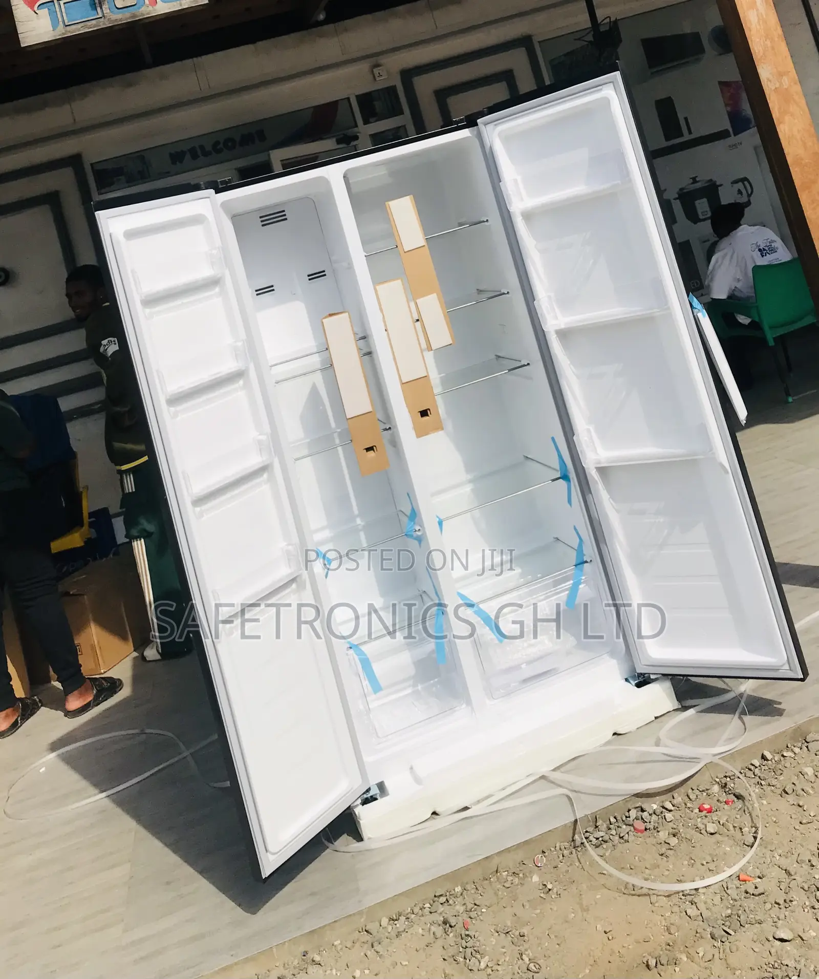 Choose Doubledoor Sidebyside Nasco Grey Fast Fridge