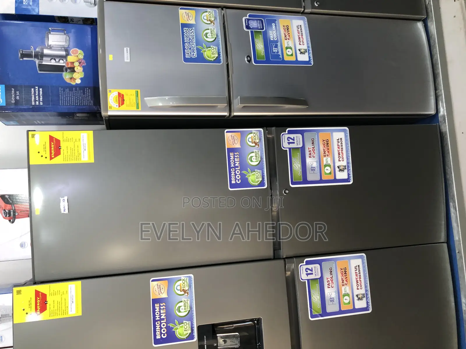 Bene’S Nasco Bottom Fridge 258 Liters With Lock and Key