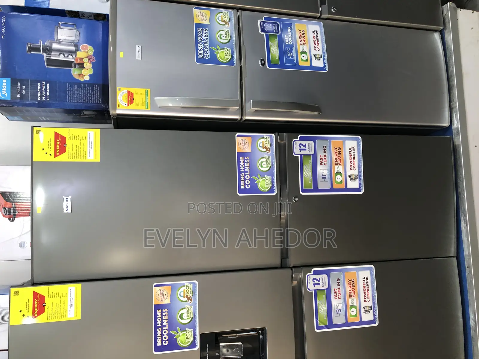 Bene’S Nasco Bottom Fridge 258 Liters With Lock and Key