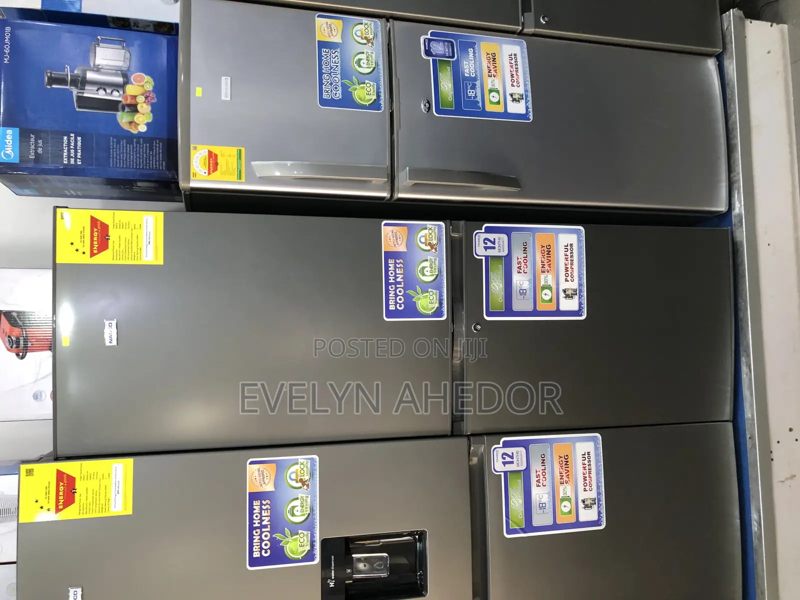 Bene’S Nasco Bottom Fridge 258 Liters With Lock and Key
