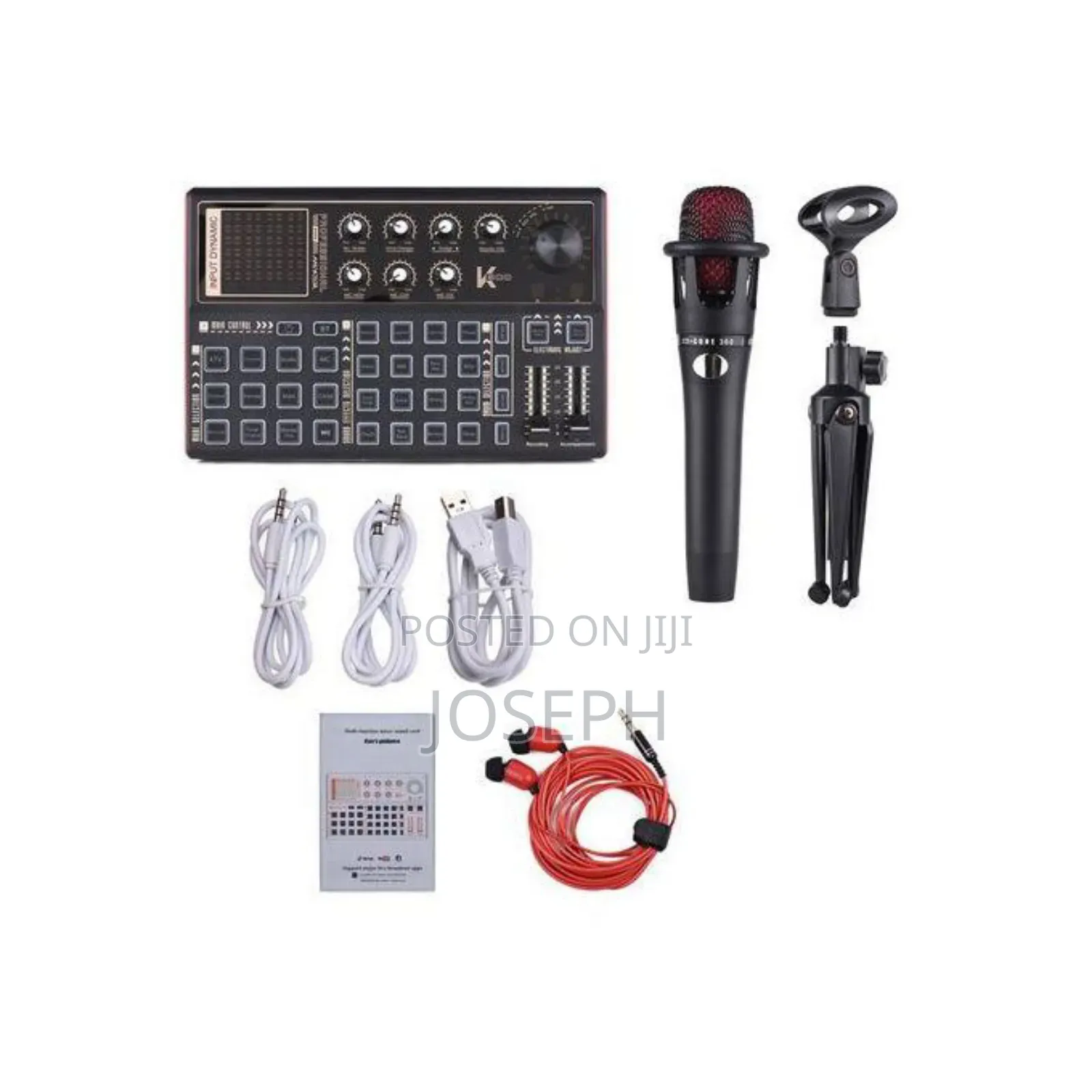 Recording Microphone Sound Card Live Podcast