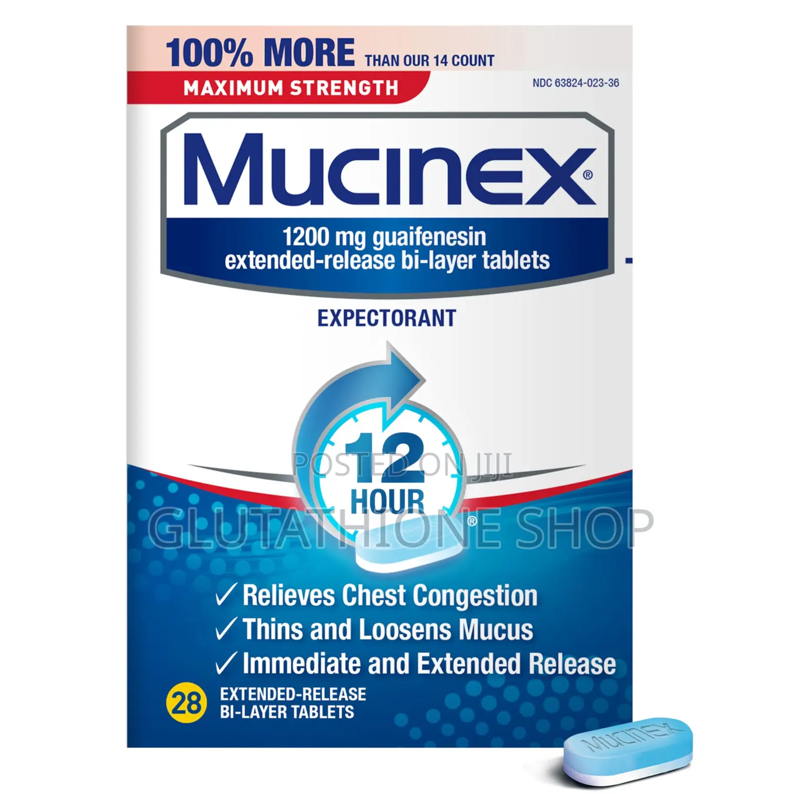 Maximum Strength Mucinex Fast-Max Cold Flu Caplets
