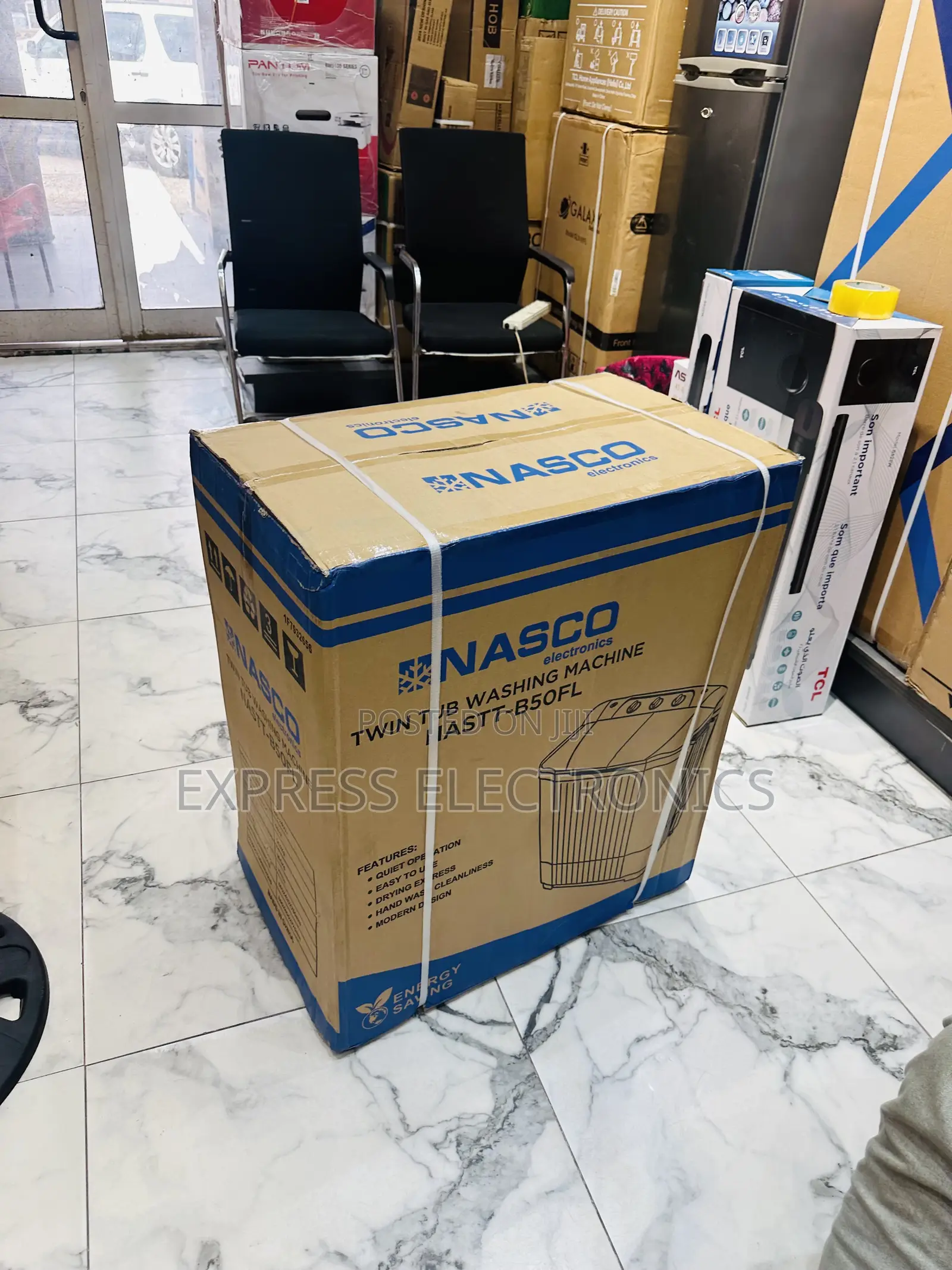 Topload Semi Automatic Nasco Twintub 5kg Washing Machine