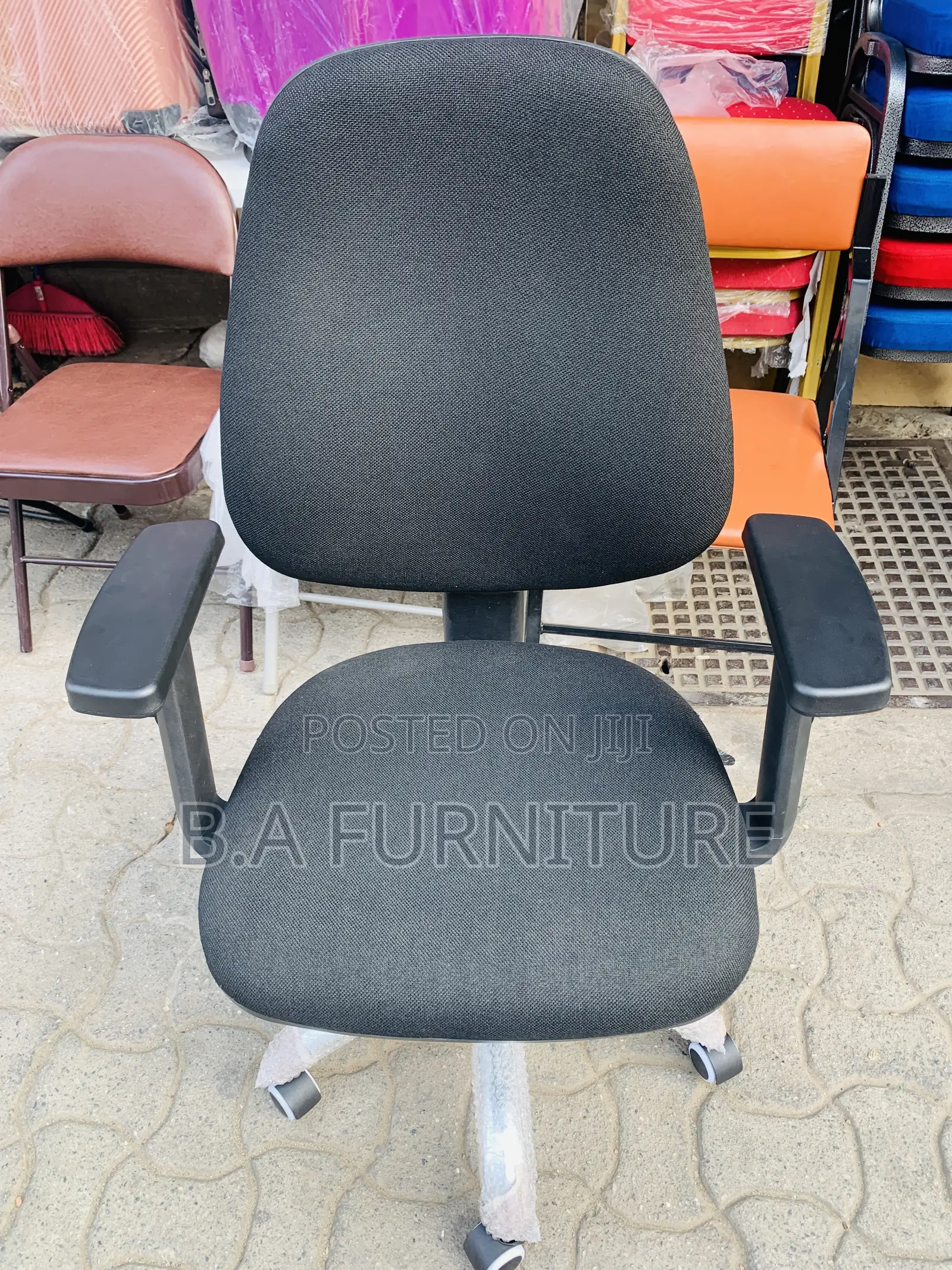 Office Chair— Jeans Fabric