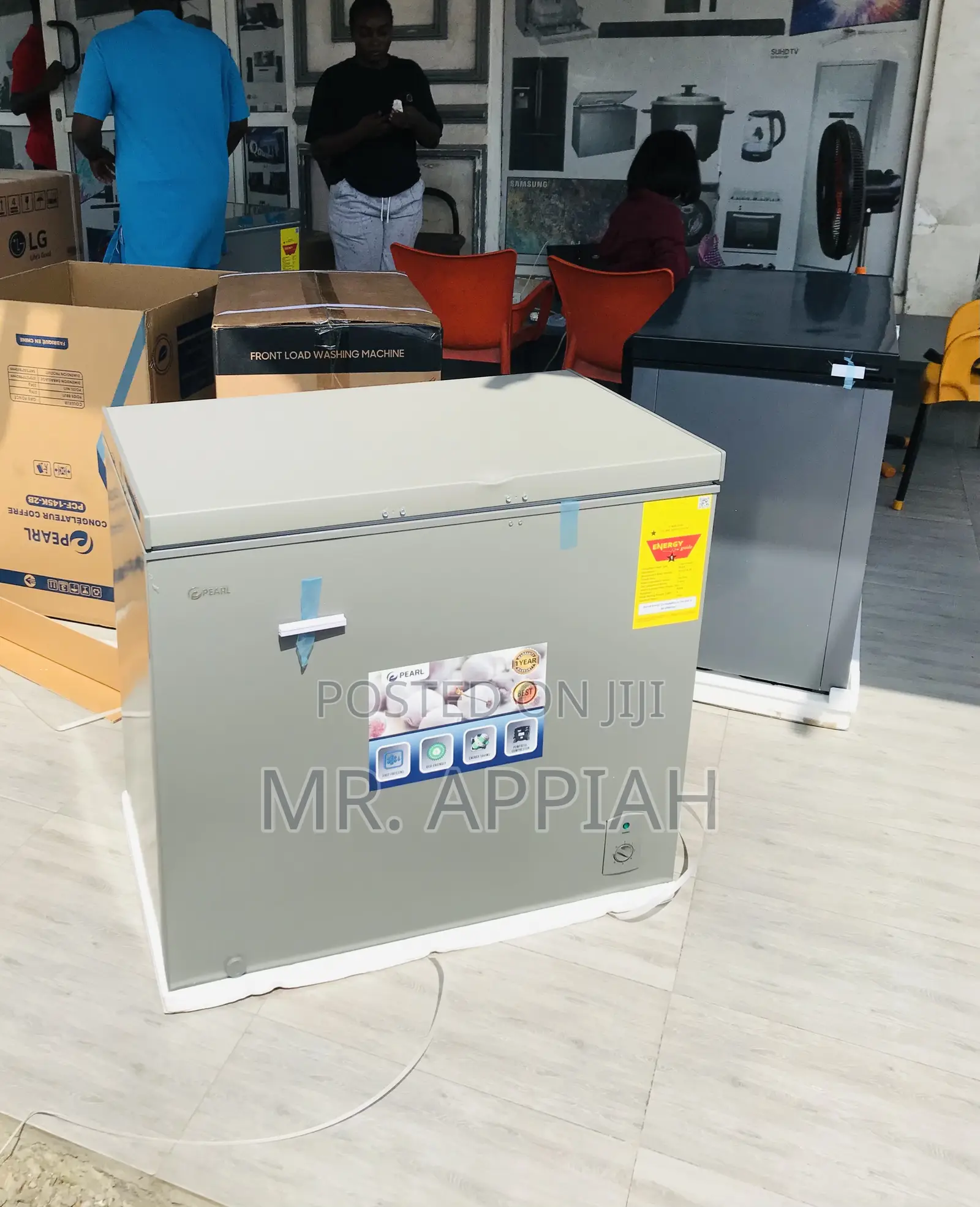 Efficient Pearl 200 Liters Electric Freezer(Gray) 