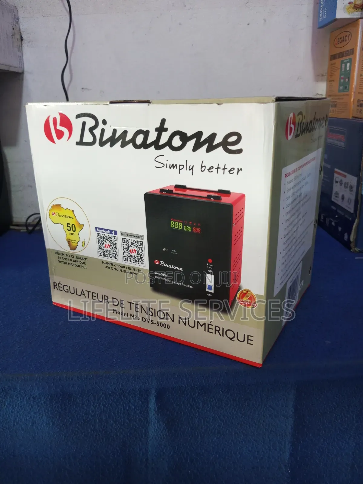 Binatone Stabilizer 5000 Voltage(Full Protection)