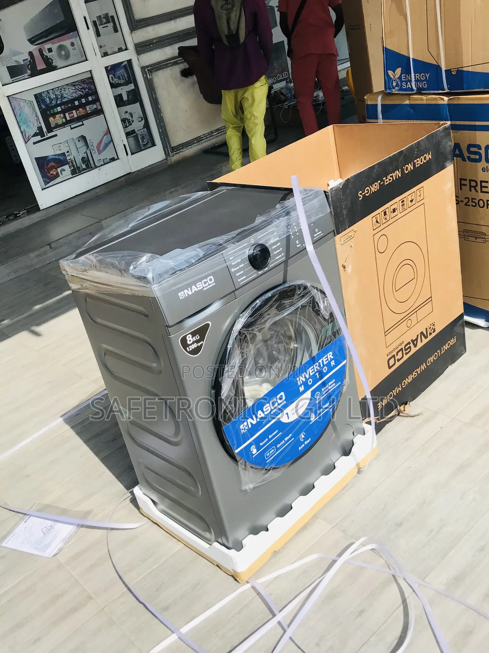 Authentic Nasco 8kg Front Load Smart Fullauto Inverter