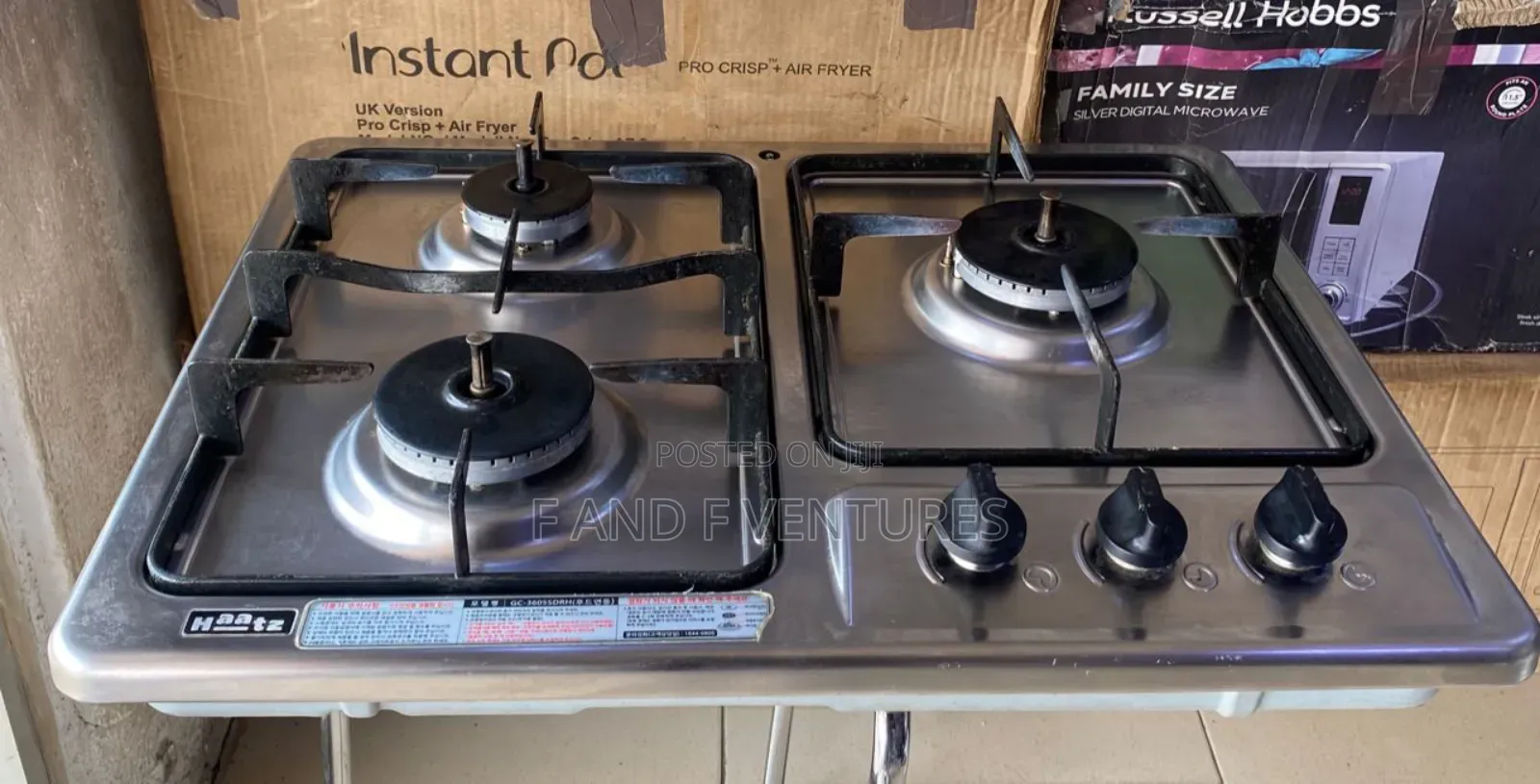 3 Burner Gas Cooker