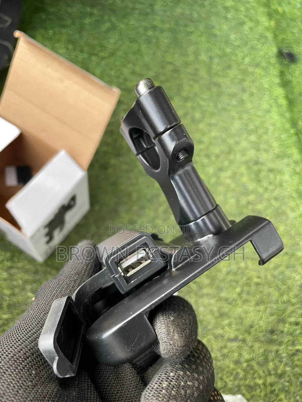 Phone Holder for Motorbike and Bicycle (With Charging Port)