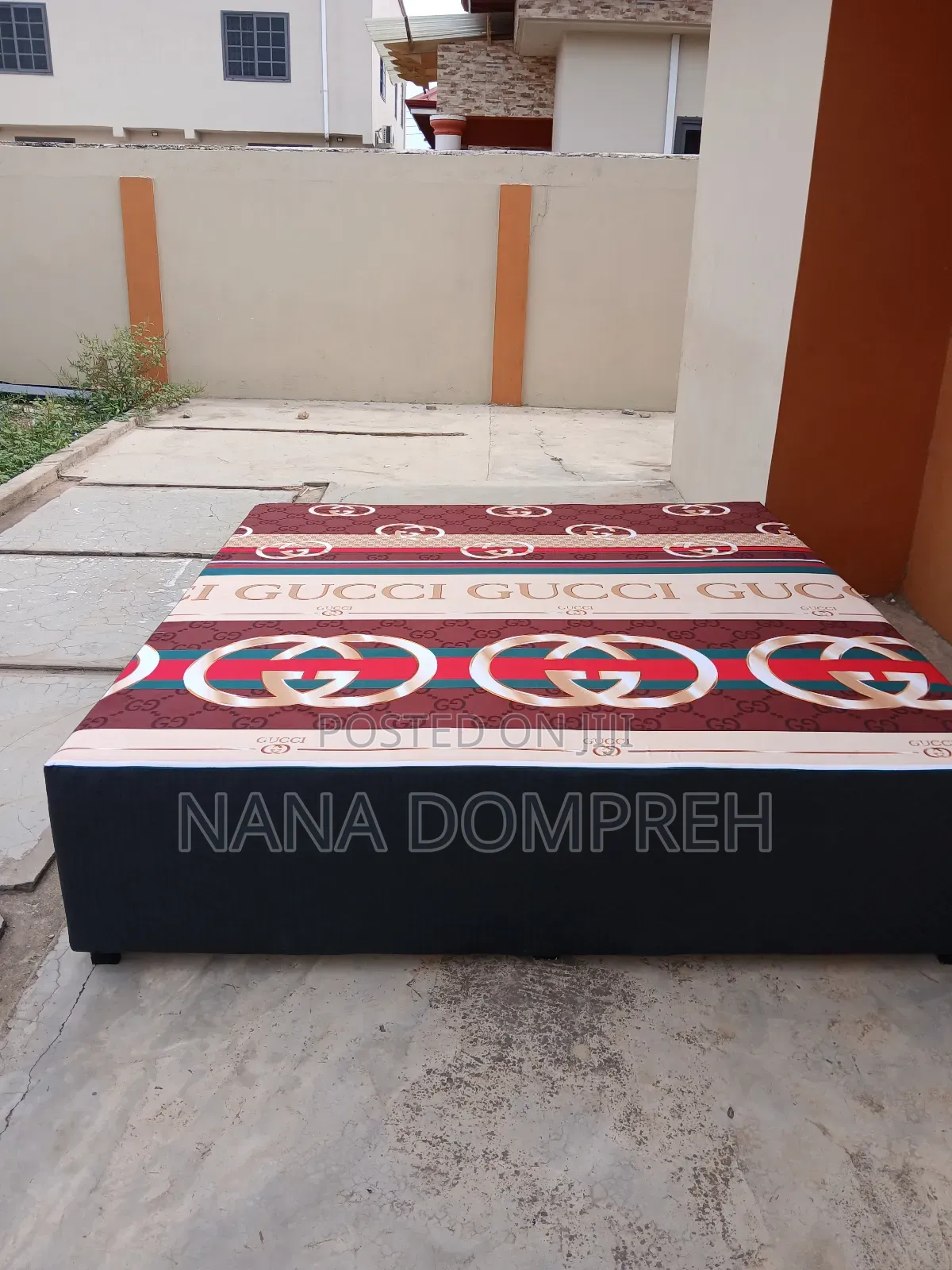 Brown on Black Gucci Bed