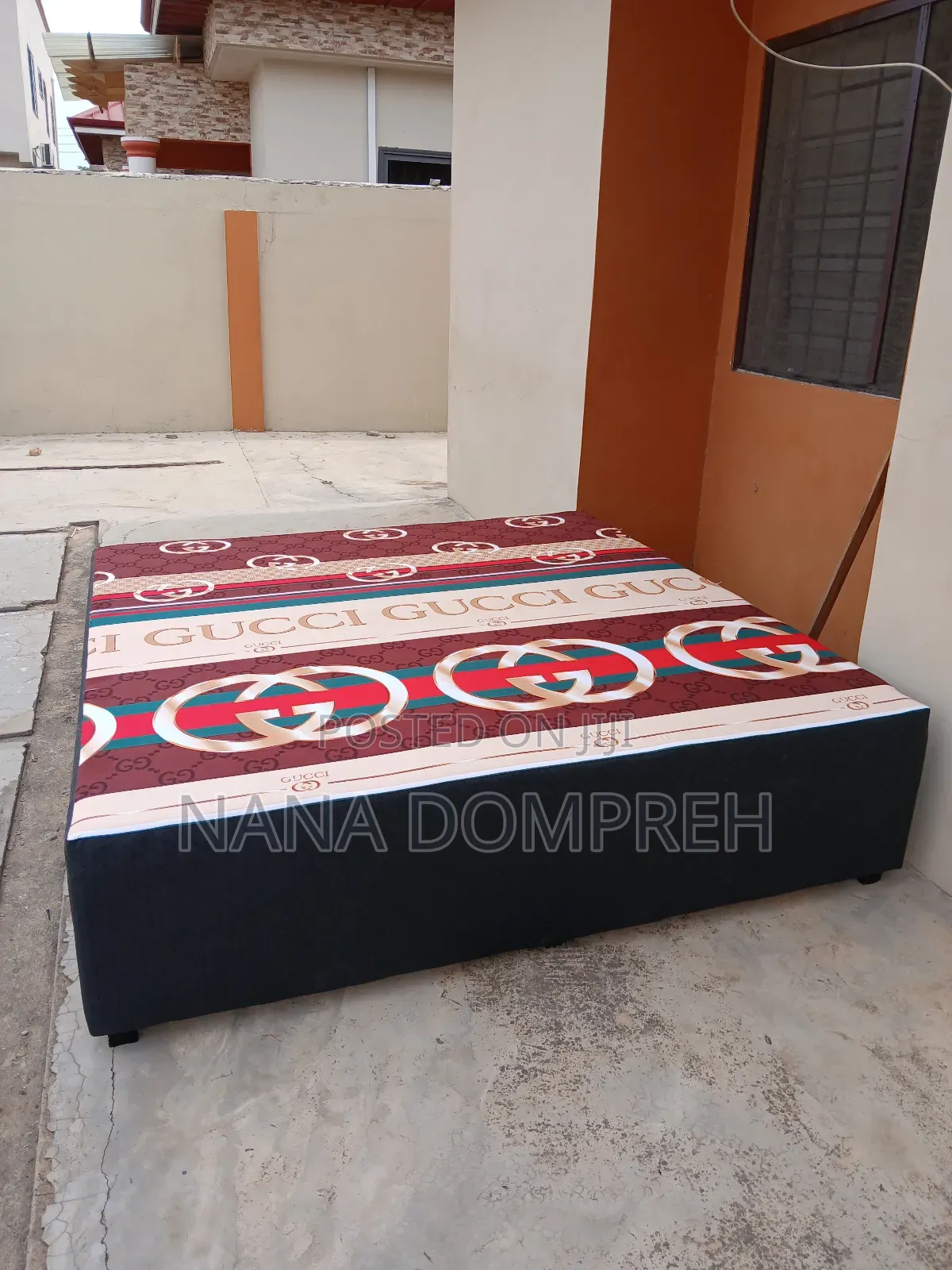 Brown on Black Gucci Bed