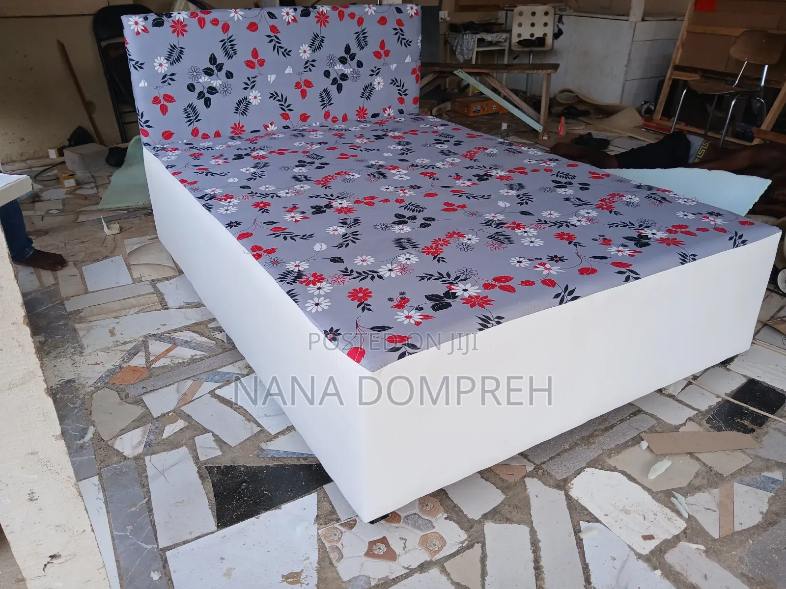 Flowers on White Bed