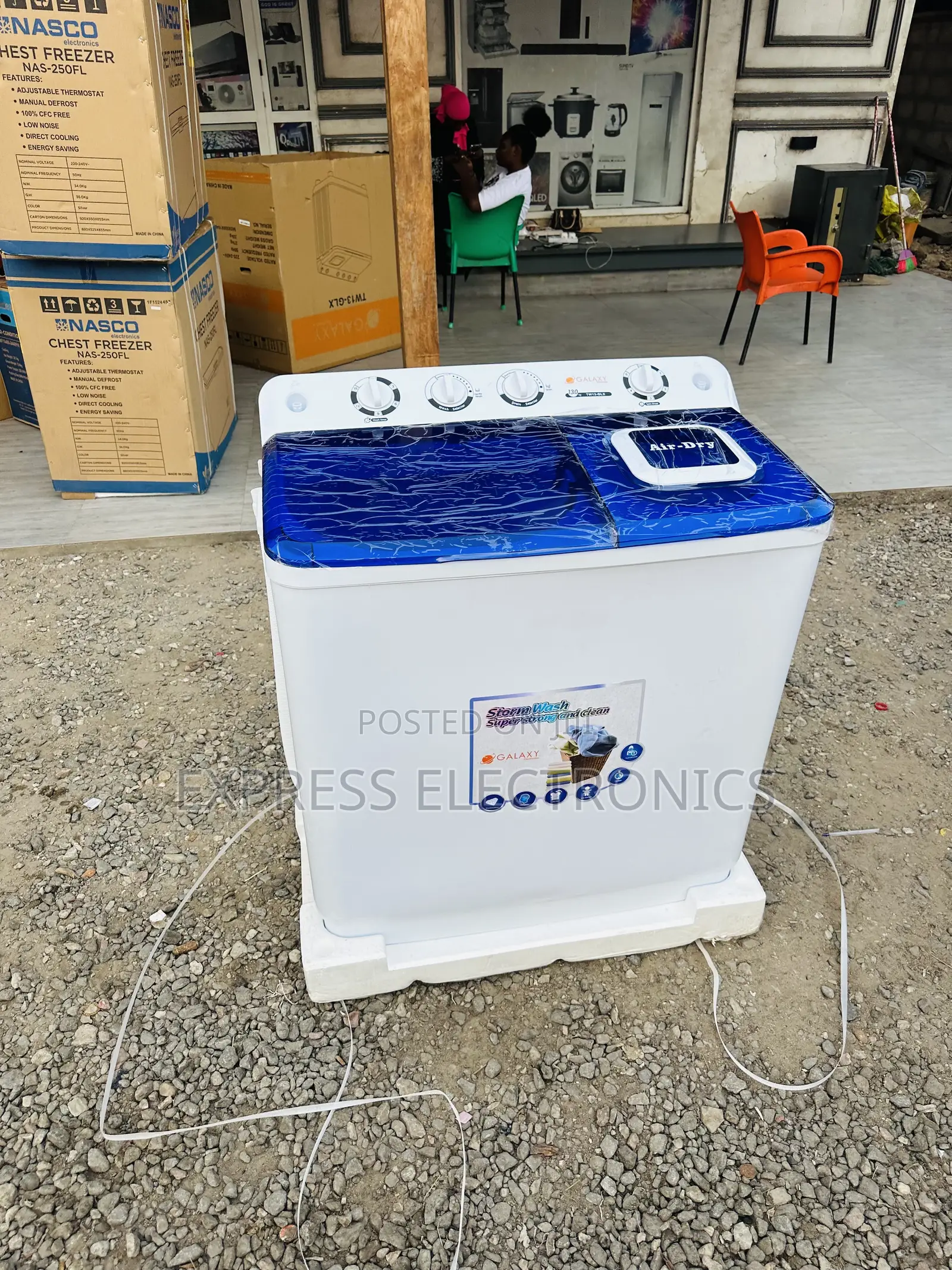 Hand Wash Wave Effect Galaxy 13kg Topload Semi Automatic