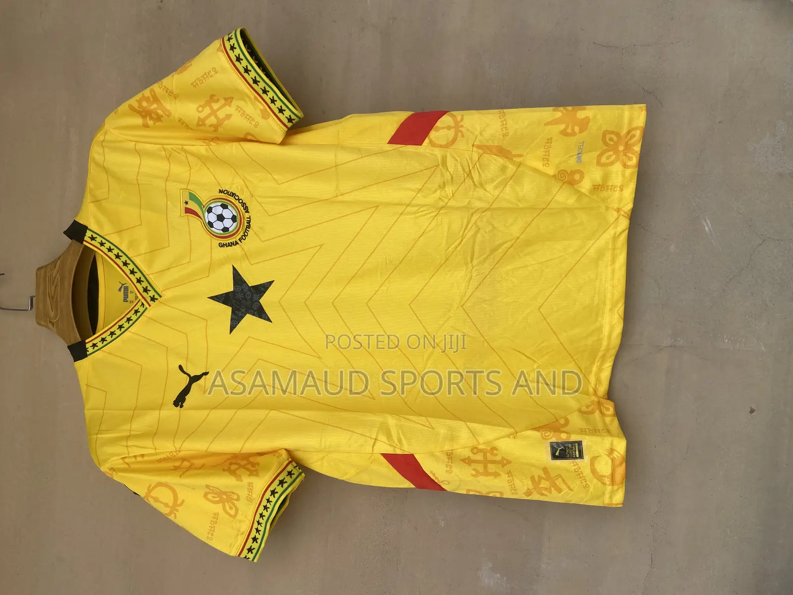 Original Ghana Jersey Plus Customization at Cool Price