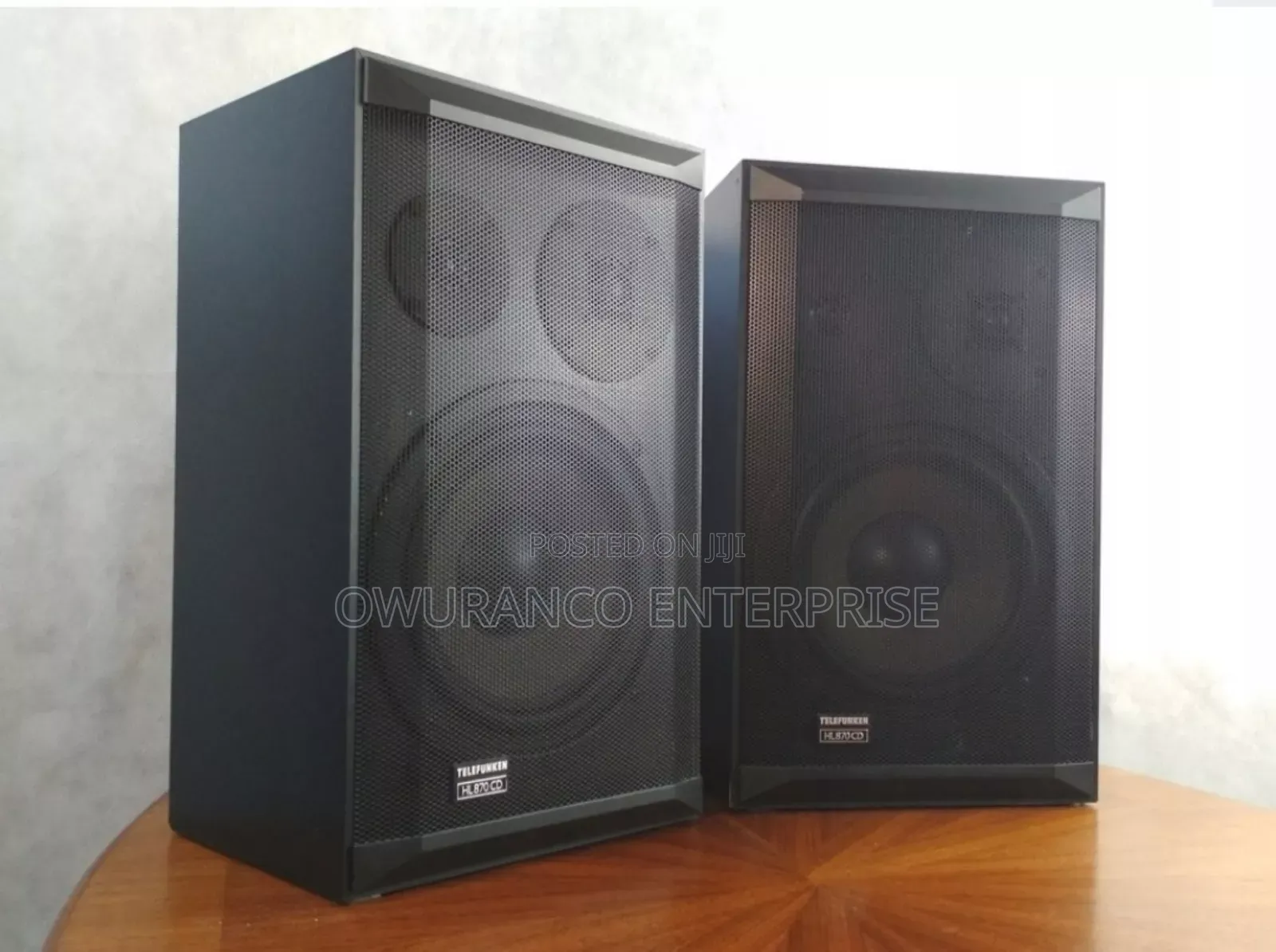 Telefunken Hl870cd Hi-Fi Box Speaker Cabinets 150w 8ohms