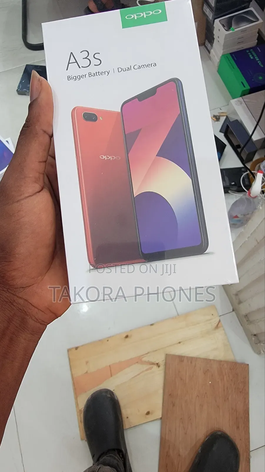 New Oppo A3s 64 GB Black