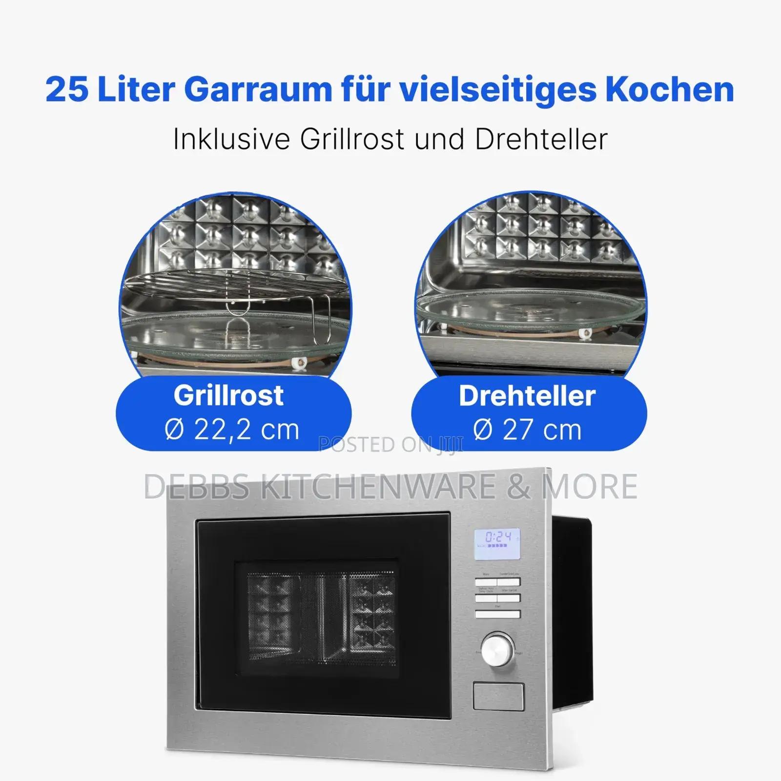 25lts Built-in Bomann Microwave Germany