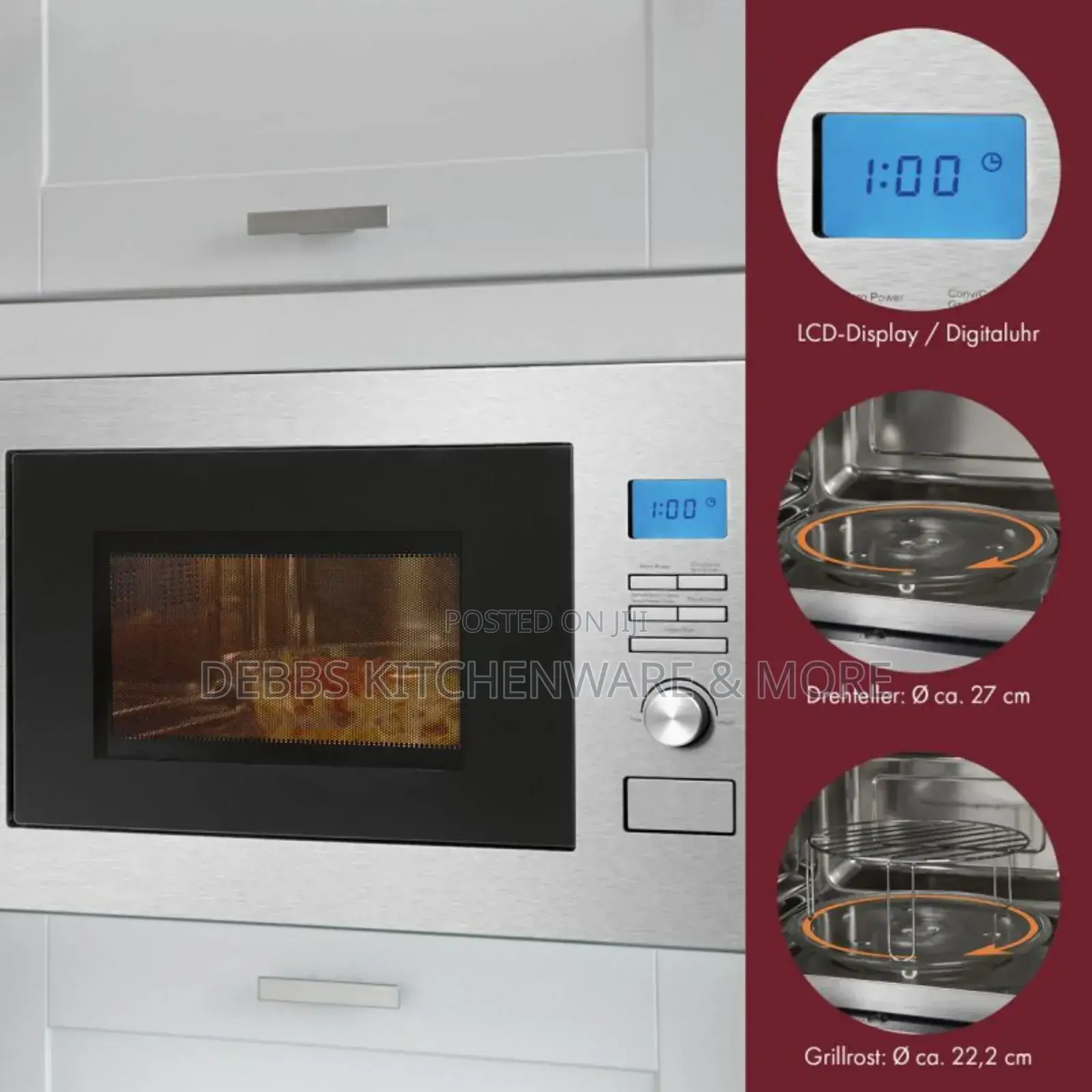 25lts Built-in Bomann Microwave Germany