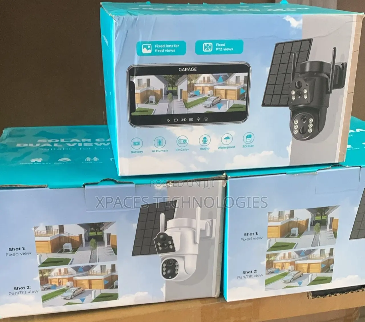 V380 Pro 4g Dual Lens Solar PTZ Camera