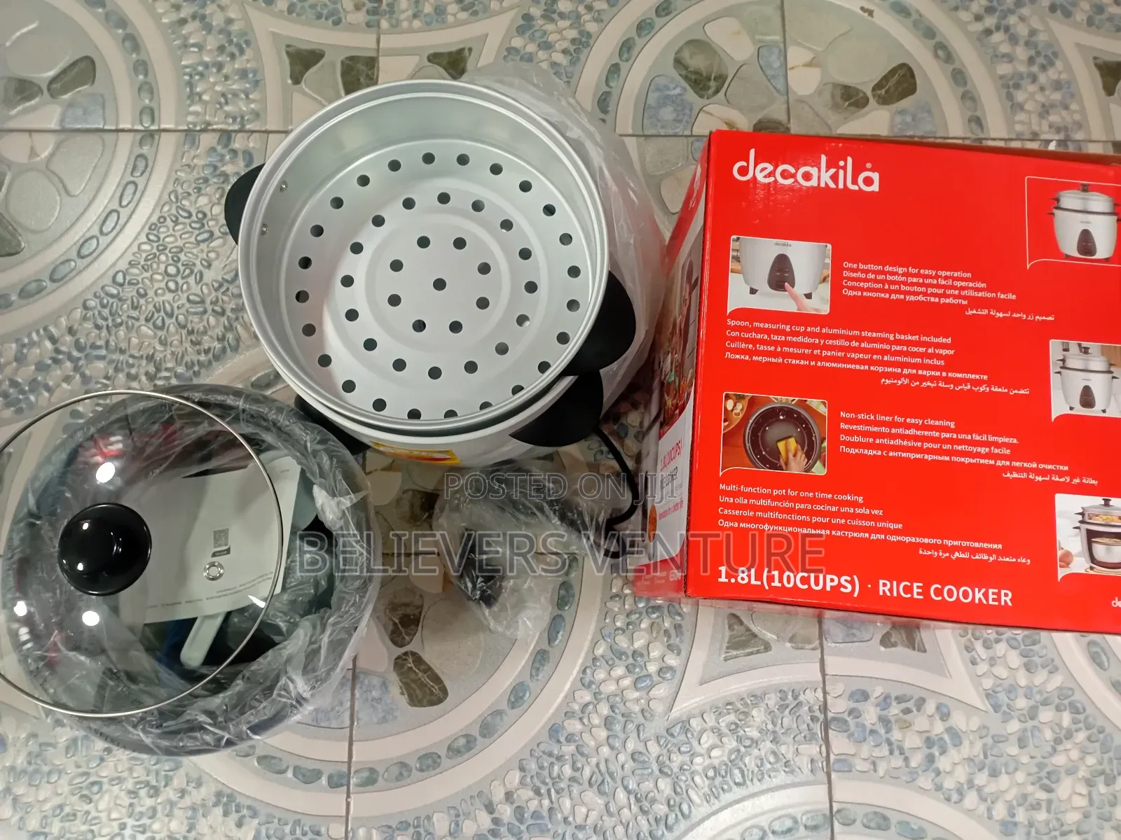 Decakila Transparent Cover Rice Cooker 1.8l Decakila 1.8l