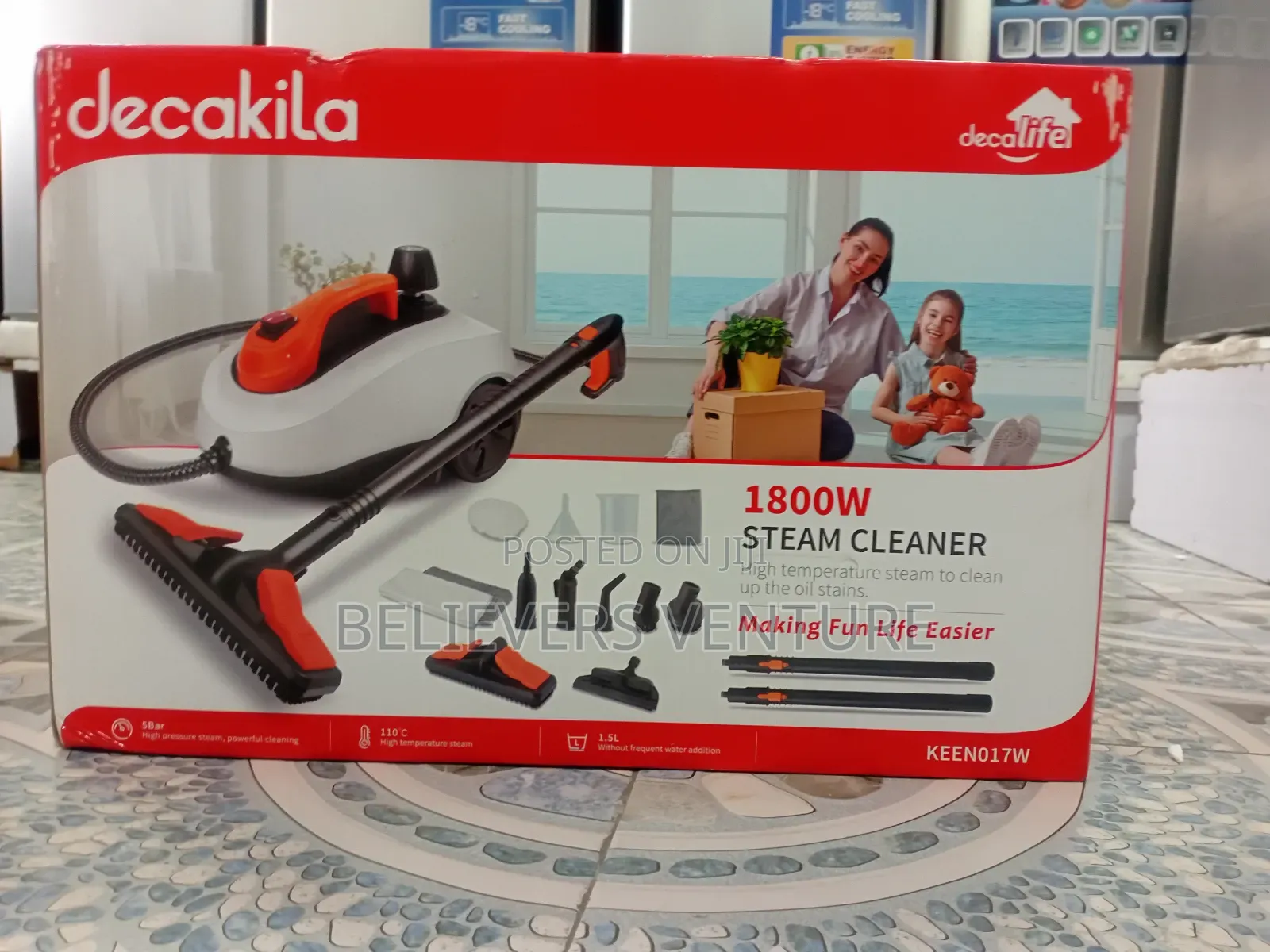 Eco Friendly Decalife Steam Cleaner Decakila 1800w Cleaner