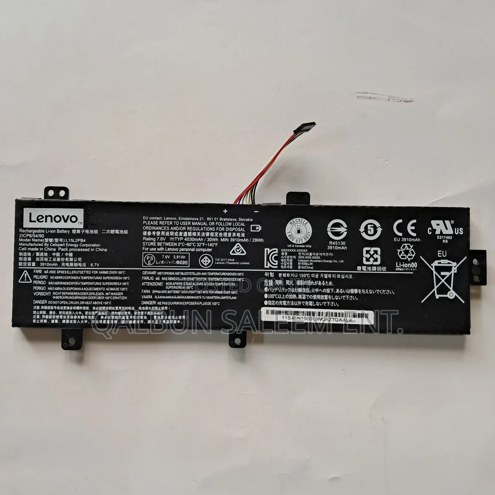 Original Lenovo L15l2pb4 Ideapad 310-15isk Laptop Battery
