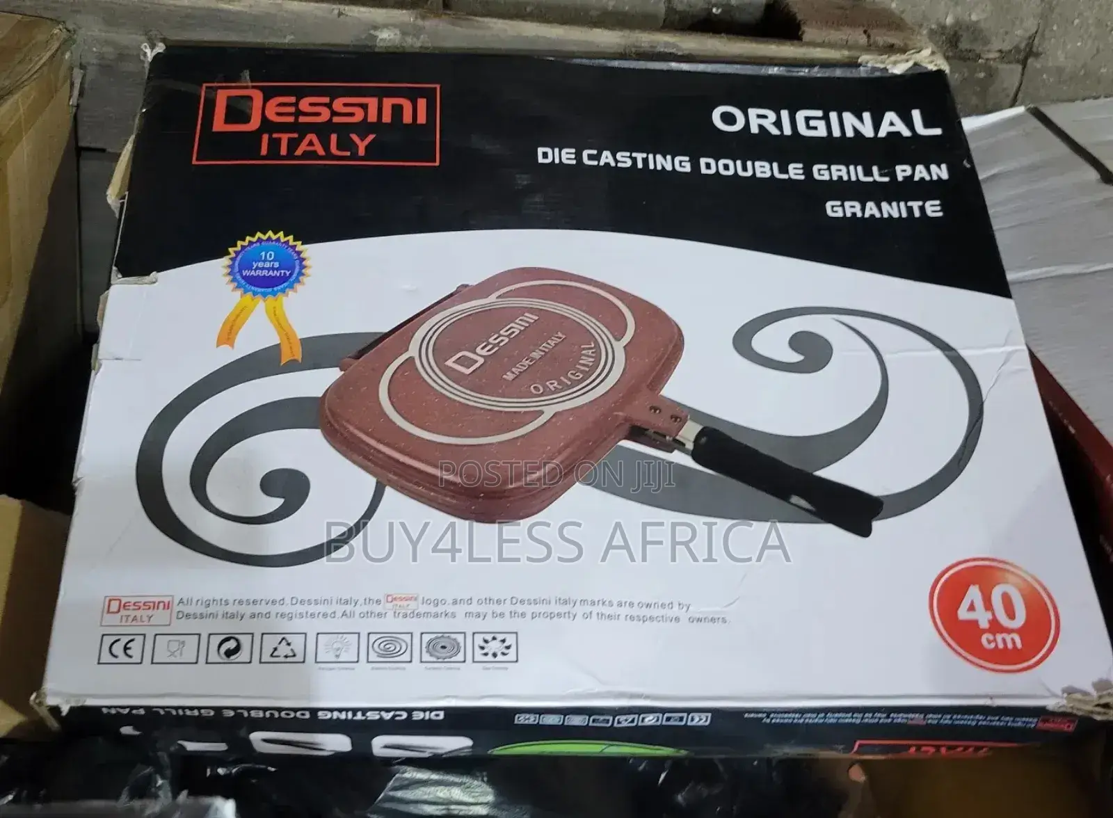Original Dessini Grill Pan | Doublesided Grilling Pan