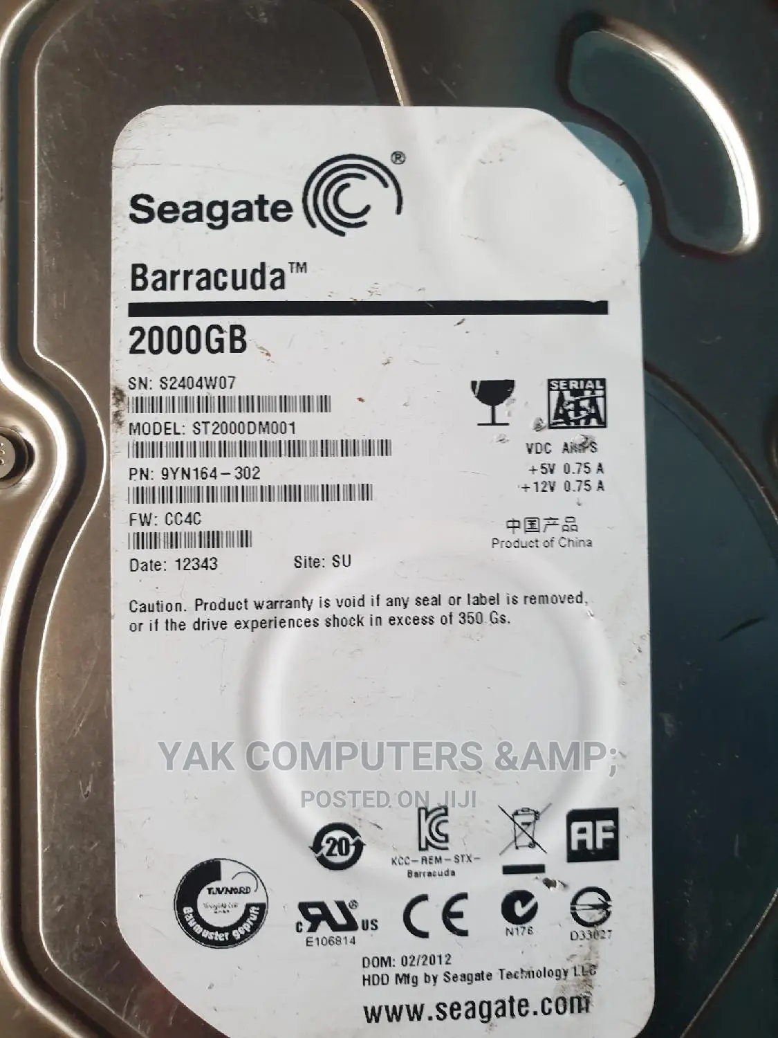 2tb Desktop Hdd