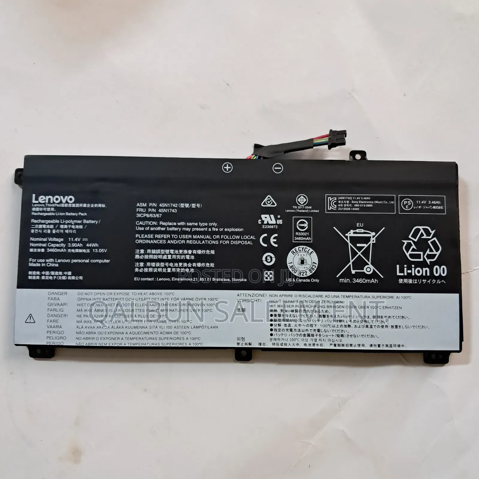 Lenovo 45n1742 Thinkpad T550 T550s T560 W550 W550s Battery