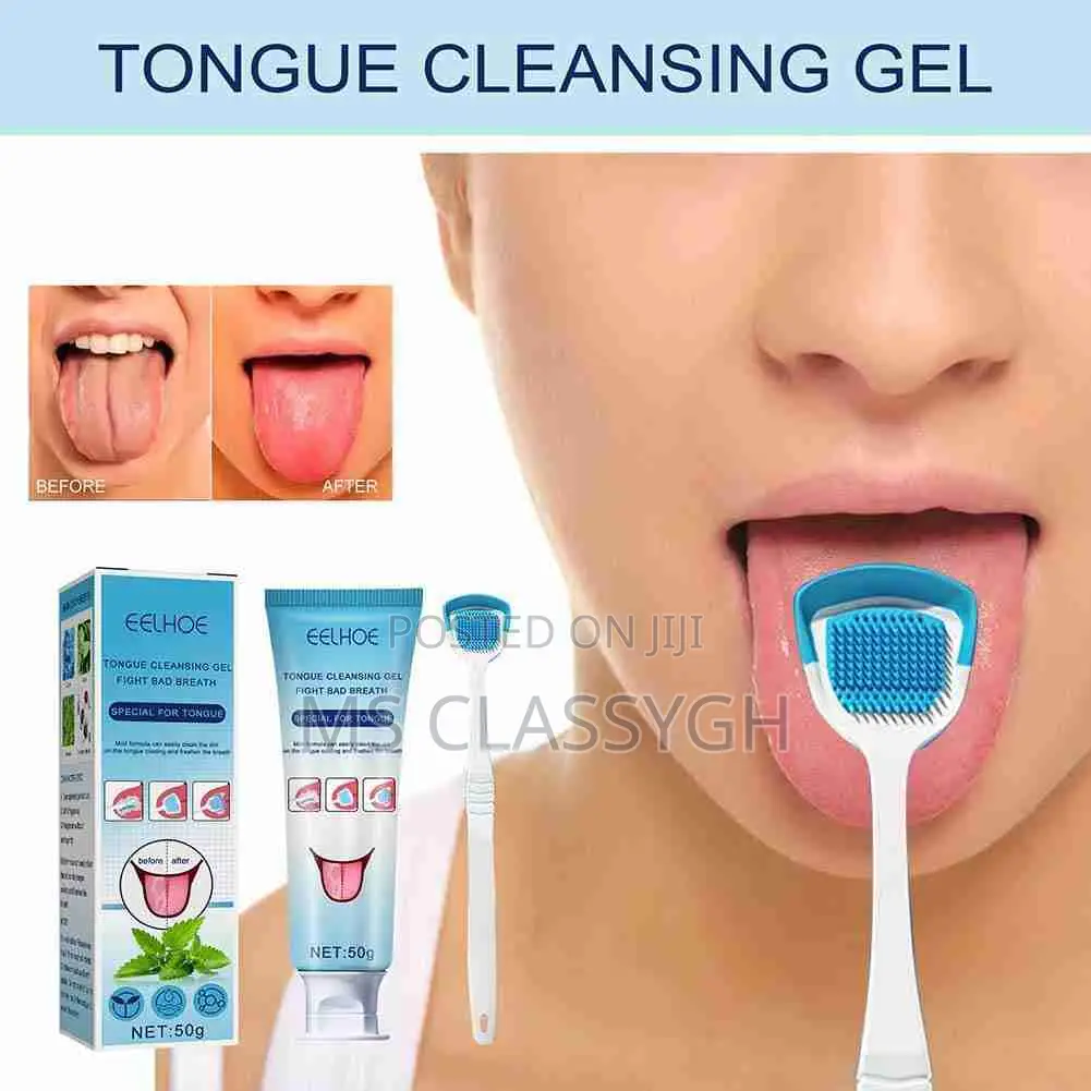 Eelhoe Tongue Cleaning Gel With Brush Oral Care Removal