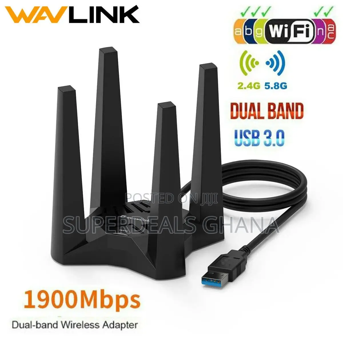 Ac1900 Usb 3.0 Wifi Adapter Dual Band Wireless Adapter