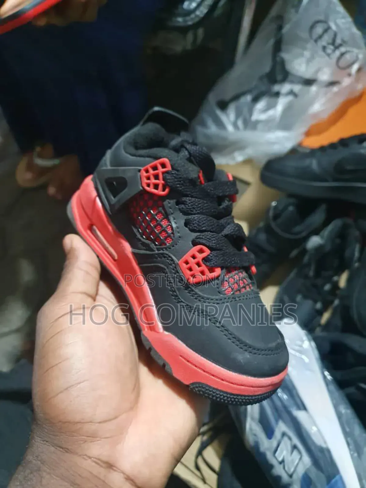 Kids Air Jordan 4 Toddler Red Thunder Sneakers - Fast Delivery in 2hrs