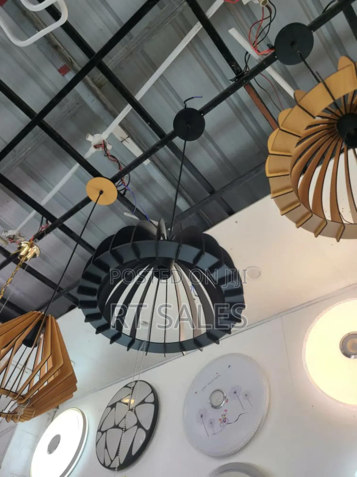 Woooden Brown Modern Single Pendant Light