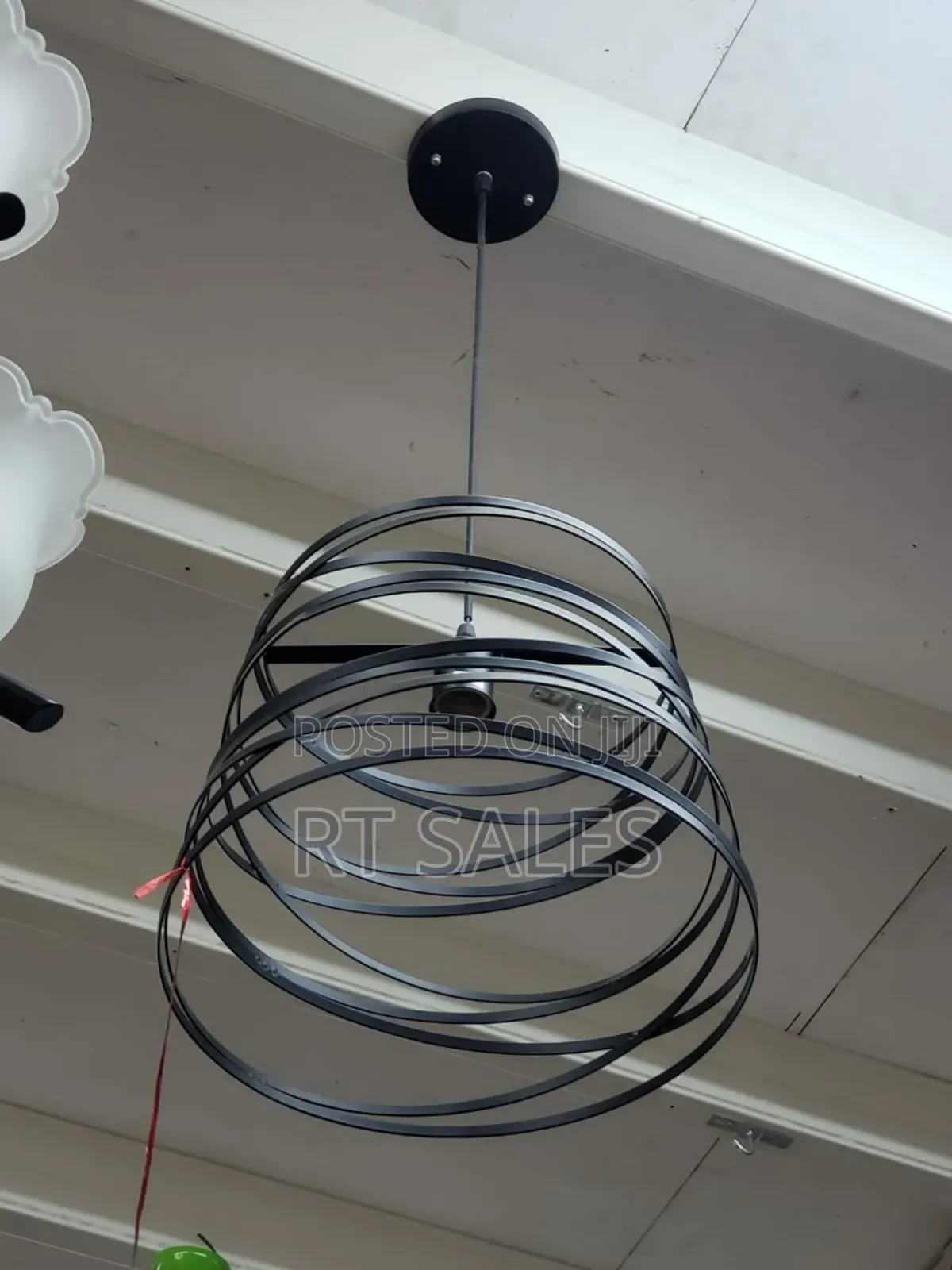 Black Balcony and Room Single Pendant Light.