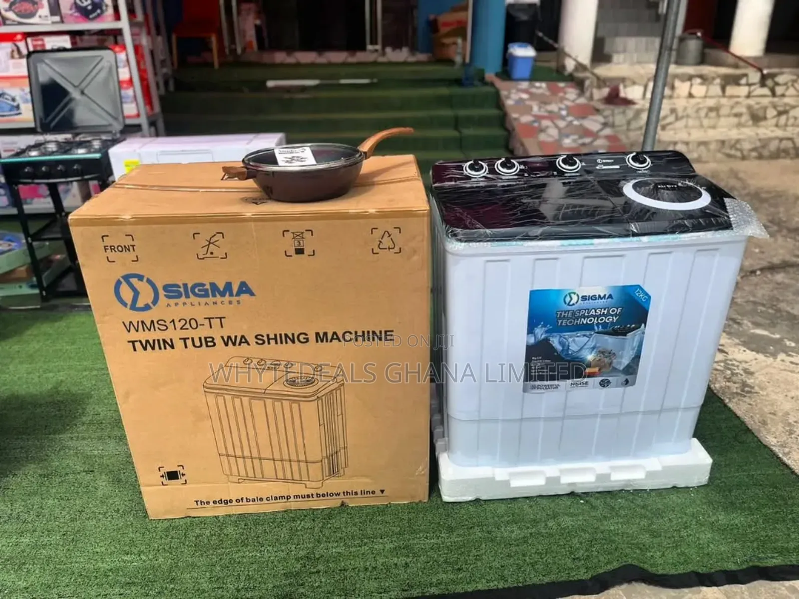 Sigma 12kg Top Load Twin Tub Washing Machine| Semi-automatic