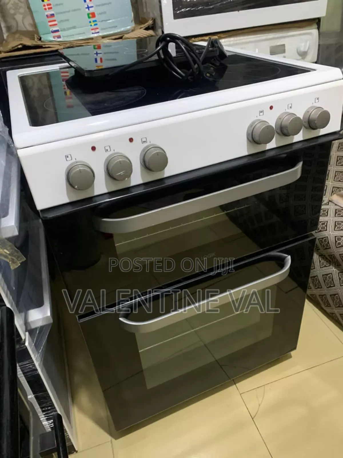 Logik 60/60 Full Electric Cooking Stove With Oven and Grill