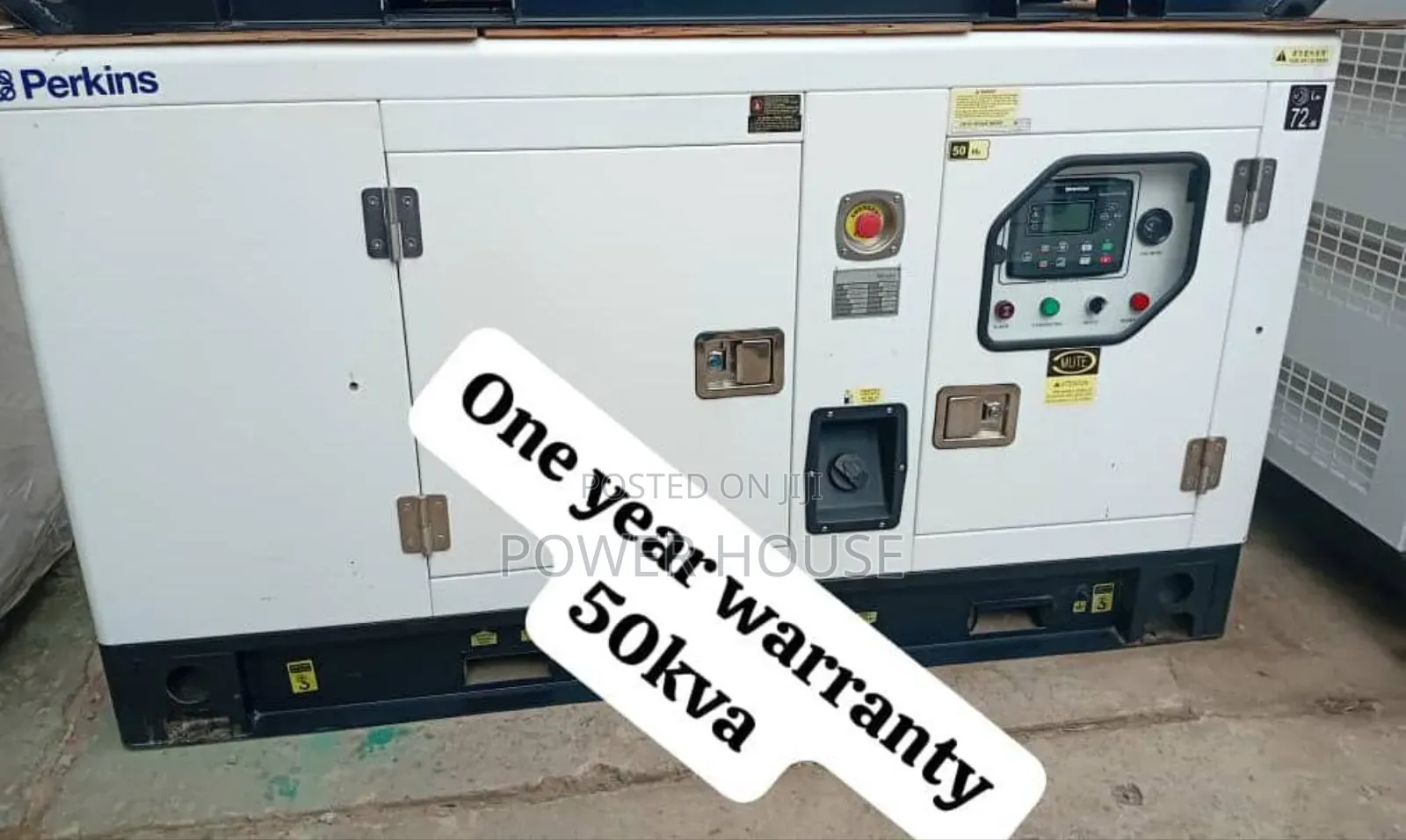 Semi Automatic Start 50kva Perkins Diesel Generator 50kva Uk