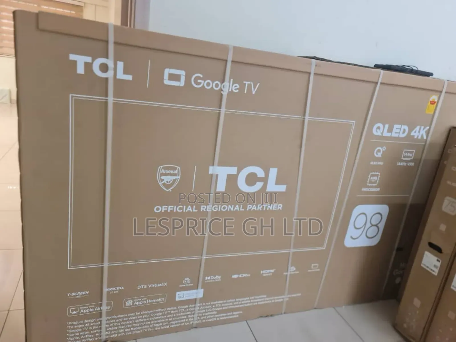 98" Smart Android Tv- Qled Clarity