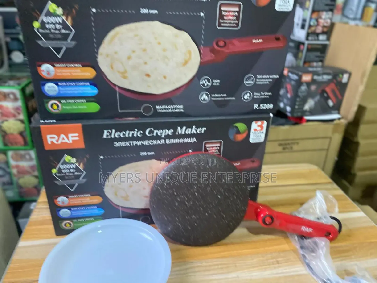 Neat Raf Spring Roll/Crepe Maker 600w.
