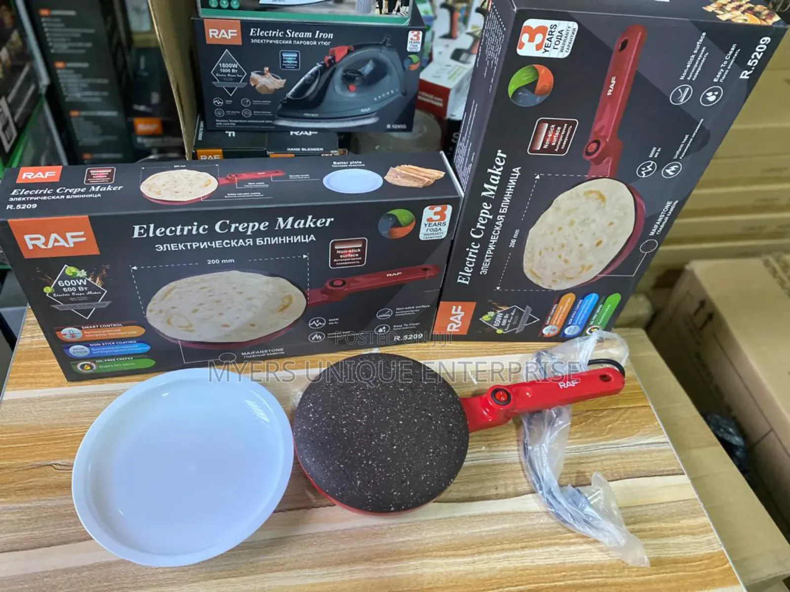 Neatly Sealed Raf Crepe Maker 600w.