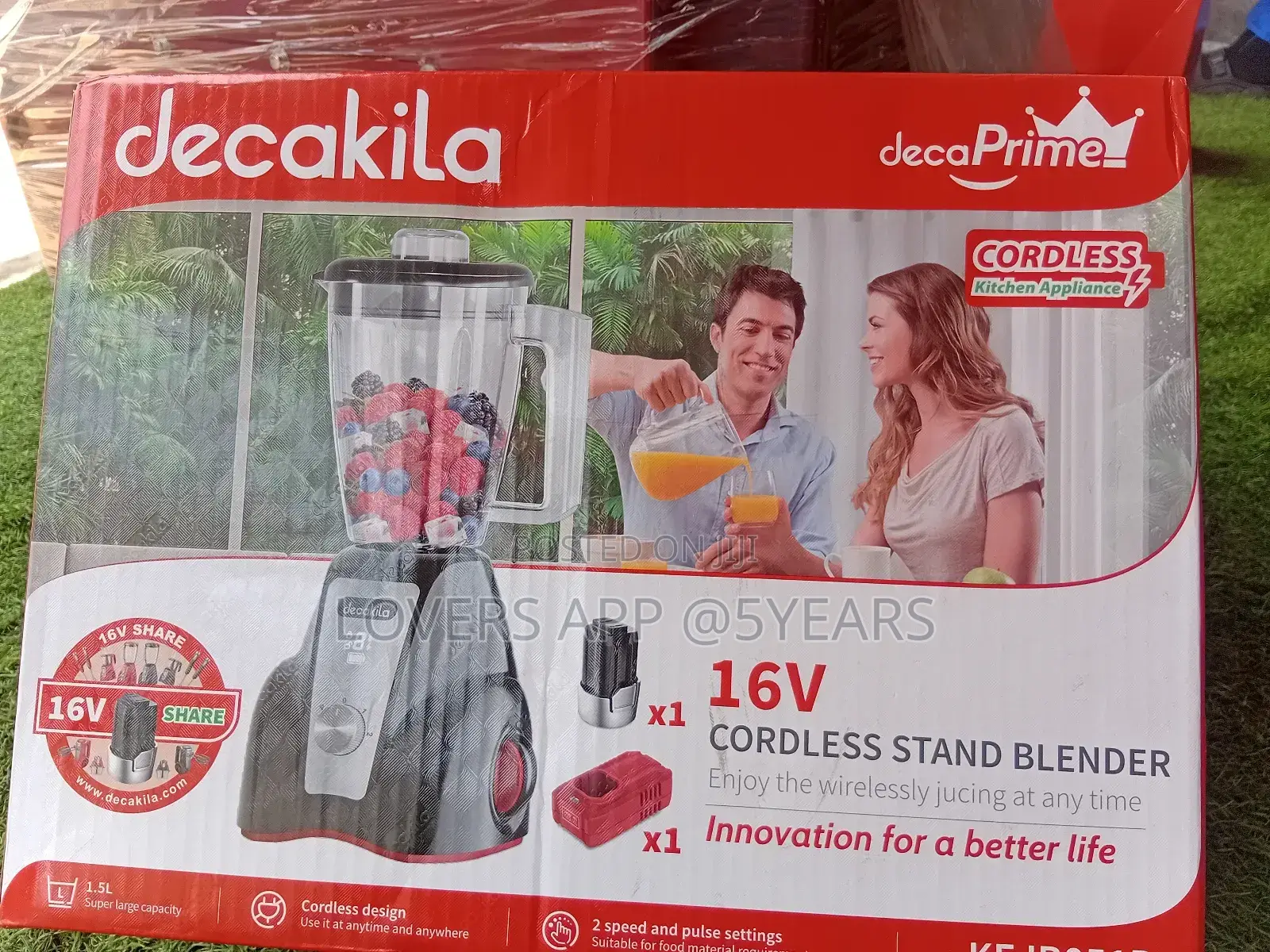 Smart Decakila Kejb051b Cordless Stand Blender