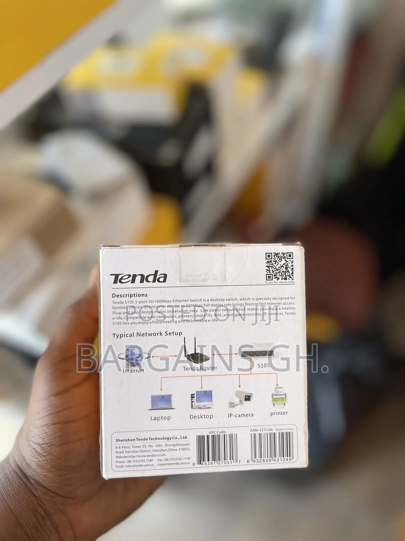 Tenda 5 Ports Network Switch
