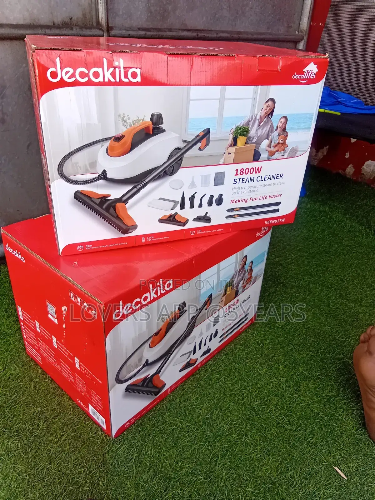 Spotless Home 1800w Decakila Steam Cleaner