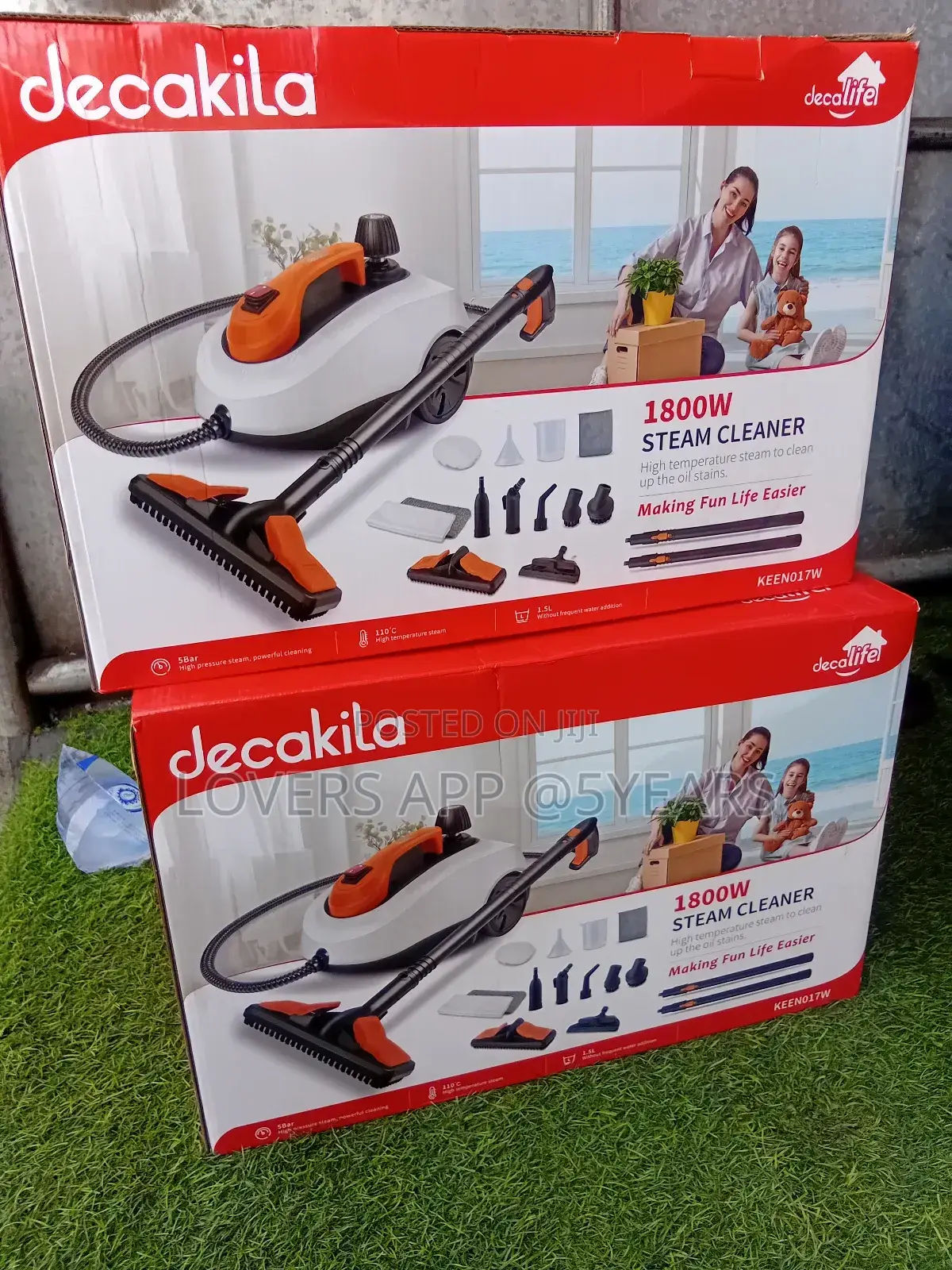 Spotless Lives 1800w Decakila Steam Cleaner