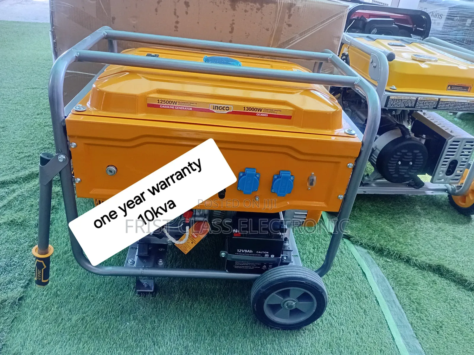 Easy Transport 10kva Petrol Genset With Wheels