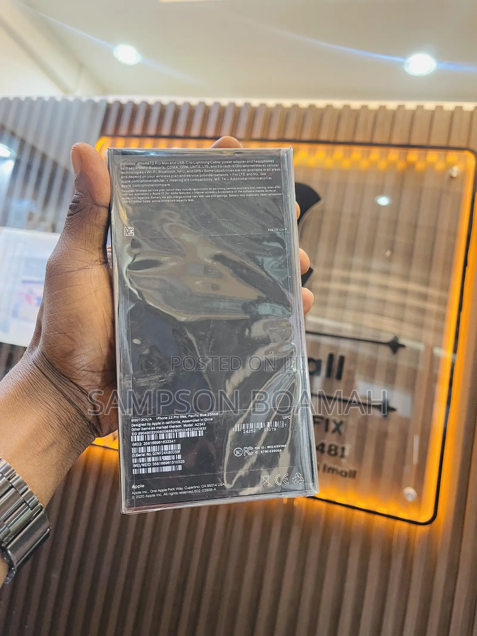 New Apple iPhone 12 Pro Max 128 GB Gray