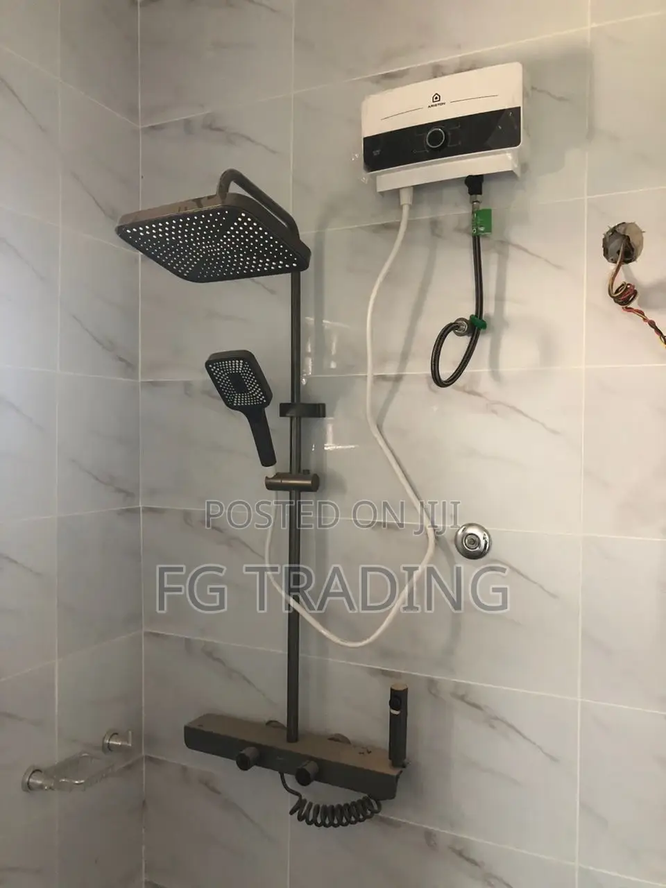 4in1shower Pole - Luxury Piano Shower - Bathroom Shower