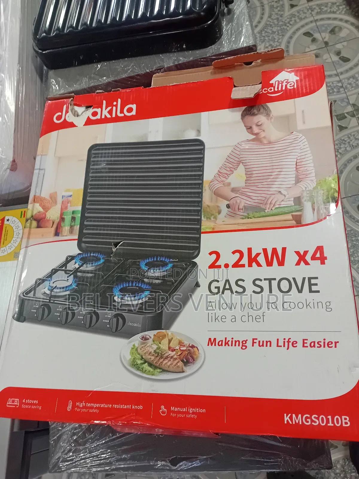 Authentic Decakila 4 Stove Burner Decakila 4 Gas Burner