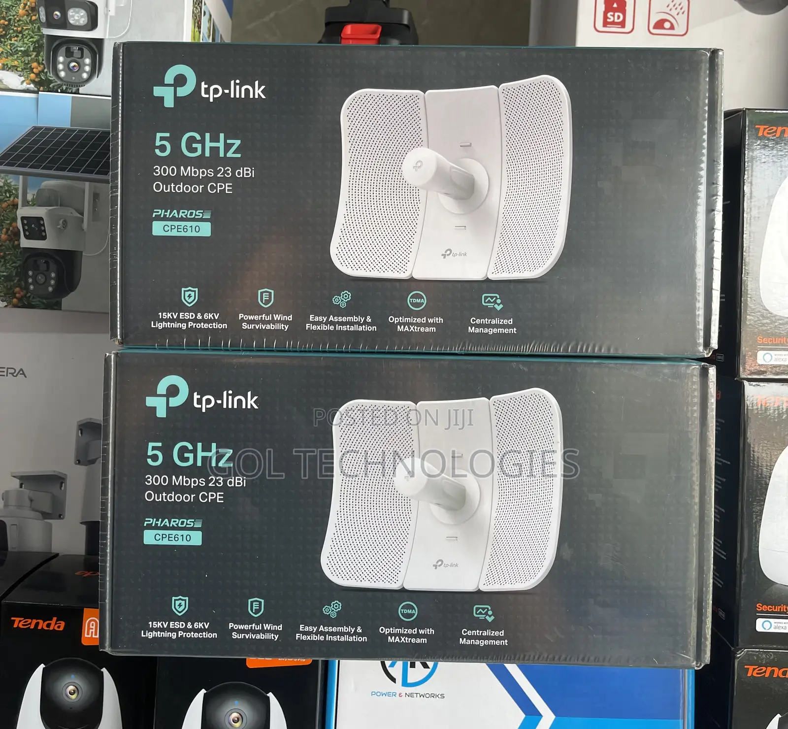Tp-Link Acess Point Cpe610 5ghz Outdoor Cpe 23dbi Ver:2.0