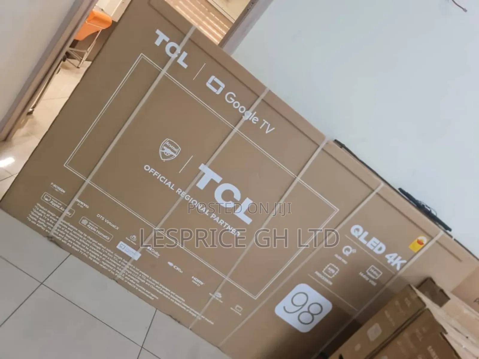 TCL 98" Qled Display for Stunning Visuals